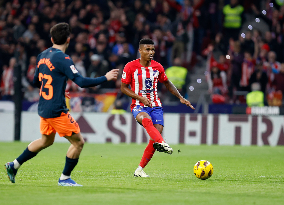 The action from Atleti-Valencia - Club Atlético de Madrid