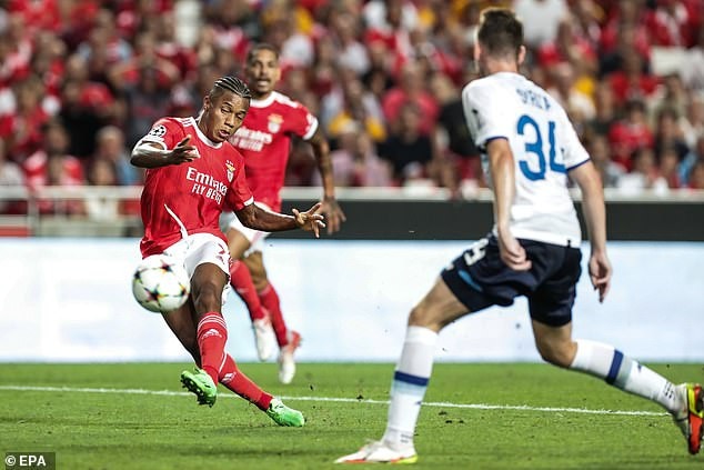 CHAMPIONS LEAGUE ROUND-UP: David Neres stars as Benfica ease through | Daily Mail Online