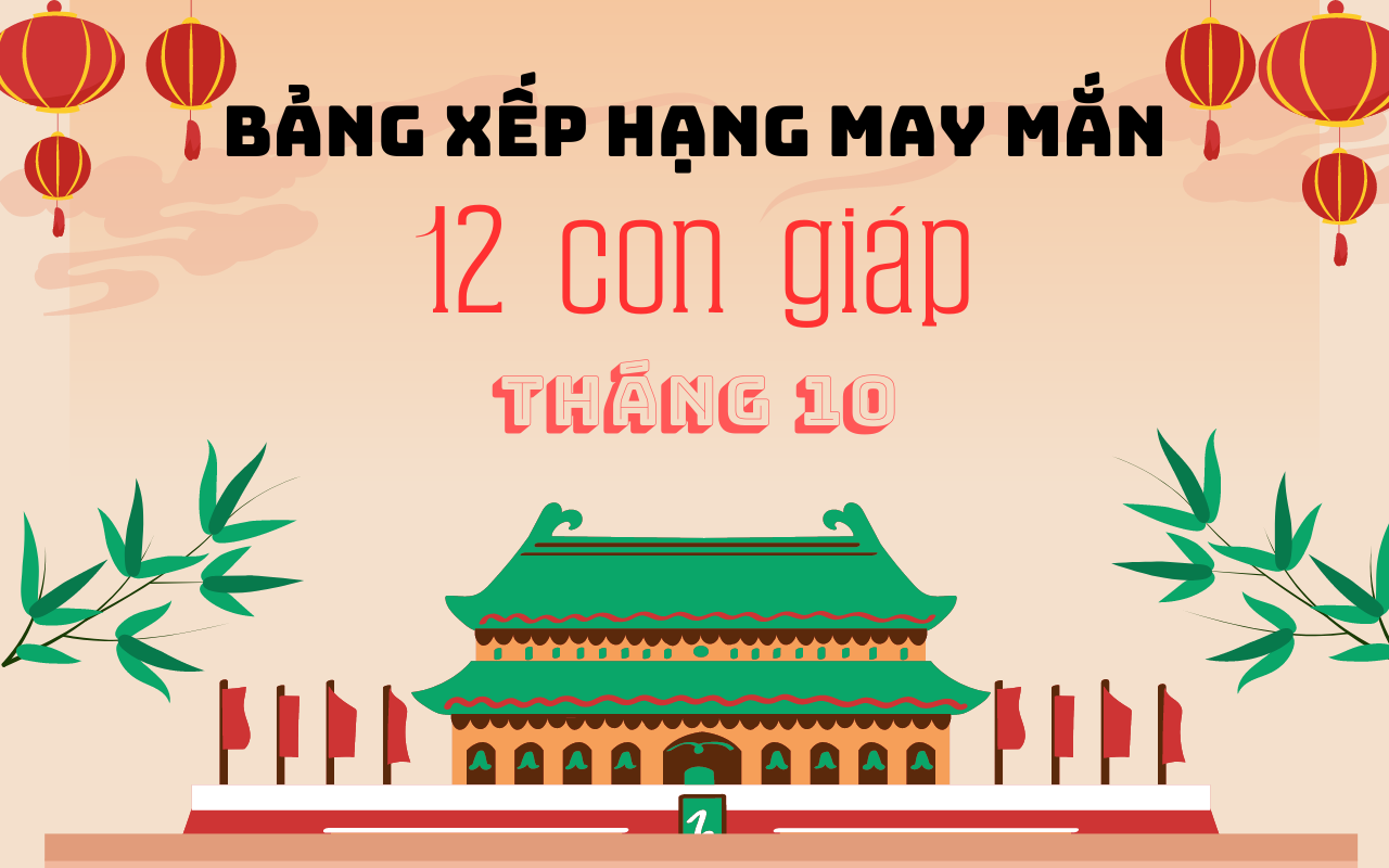 Bảng xếp hạng 12 con giáp tháng 7