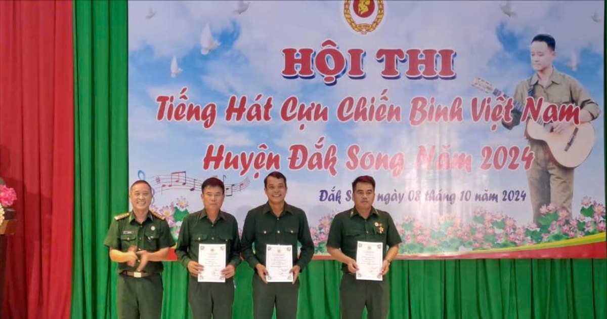 Đắk Song tổ chức Hội thi tiếng hát cựu chiến binh Việt Nam năm 2024