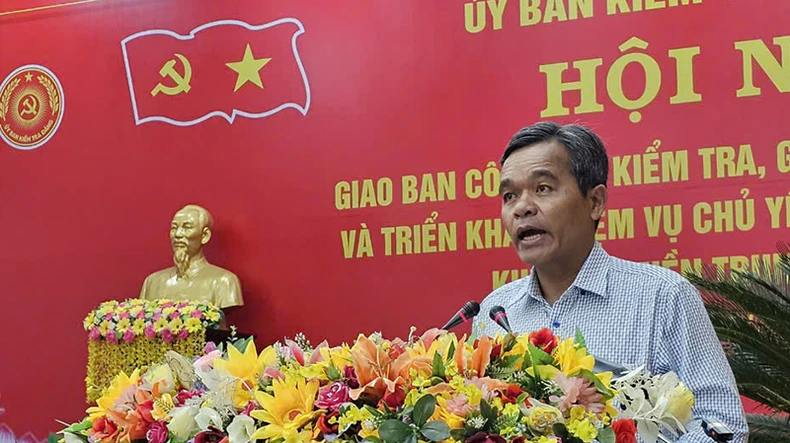 Giao ban công tác kiểm tra, giám sát 9 tháng đầu năm, triển khai nhiệm vụ 3 tháng cuối năm 2024 khu vực miền trung-Tây Nguyên ảnh 2