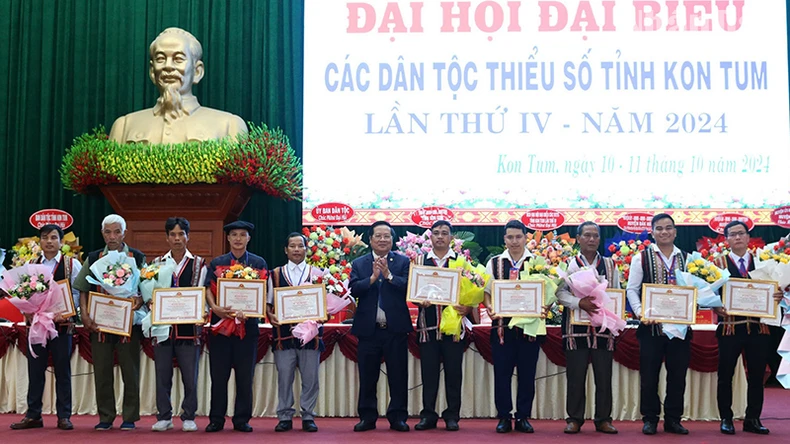 Đại hội Đại biểu các dân tộc thiểu số tỉnh Kon Tum lần thứ 4 năm 2024 ảnh 4