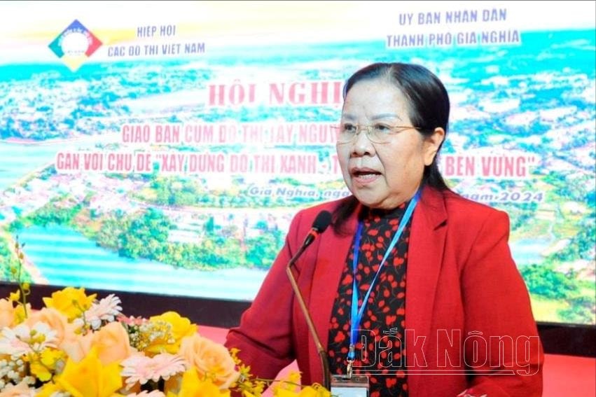 Bà Nguyễn Thị Kim Sơn, Phó Tổng Thư ký Hiệp hội các Đô thị Việt Nam đánh giá: Kết quả đạt của Tây Nguyên cho thấy sự trưởng thành, tiến bộ trong công tác quản lý, chỉ đạo thực hiện của các đô thị