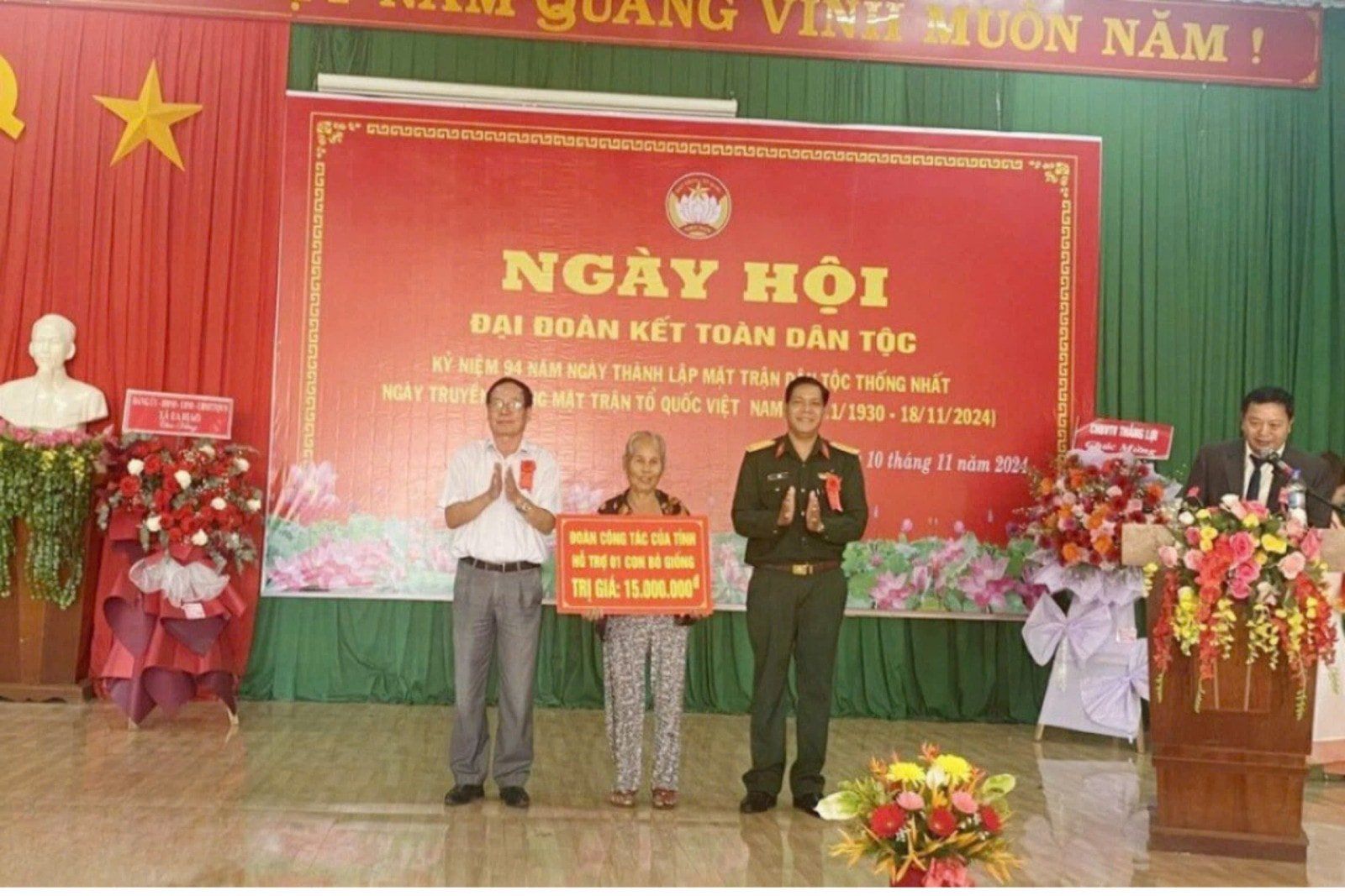 Đắk Lắk: Ngày hội Đại đoàn kết thắp sáng tinh thần đoàn kết tại xã Ea Hiao - Ảnh 3