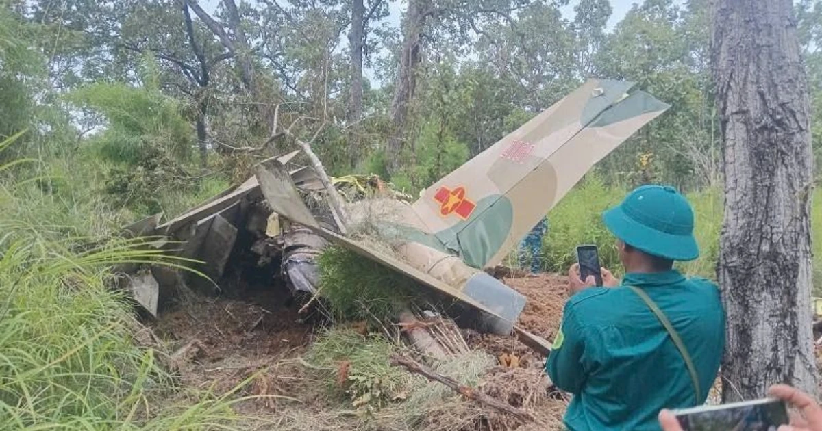 Les autorités ont retrouvé l'avion Yak-130 écrasé à Dak Lak.