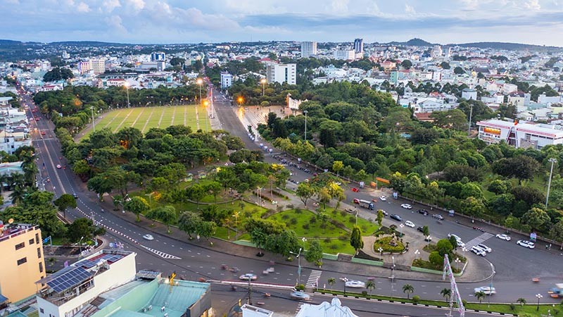 Một góc thành phố Pleiku hôm nay.