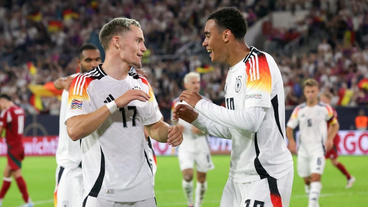 Germany 5-0 Hungary - Jamal Musiala and Florian Wirtz star as hosts shine in UEFA Nations League contest - Eurosport