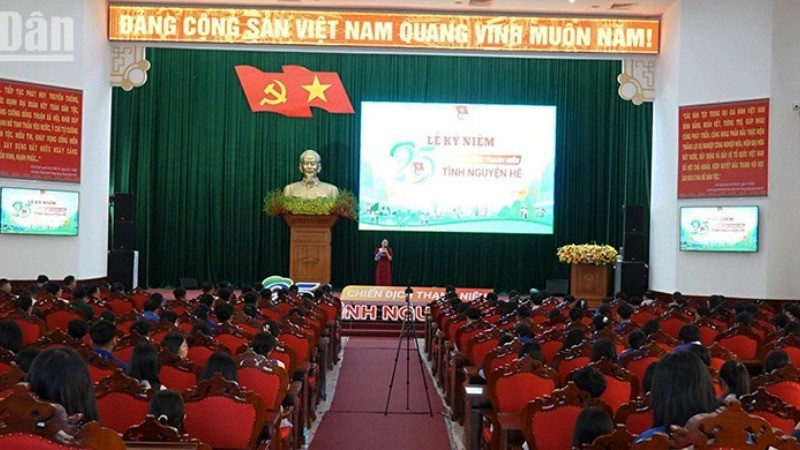 Quang cảnh lễ kỷ niệm.