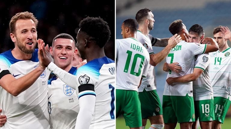 Nations League 2024/25 draw: England, Republic of Ireland drawn together in Group B2 | Football News | Sky Sports