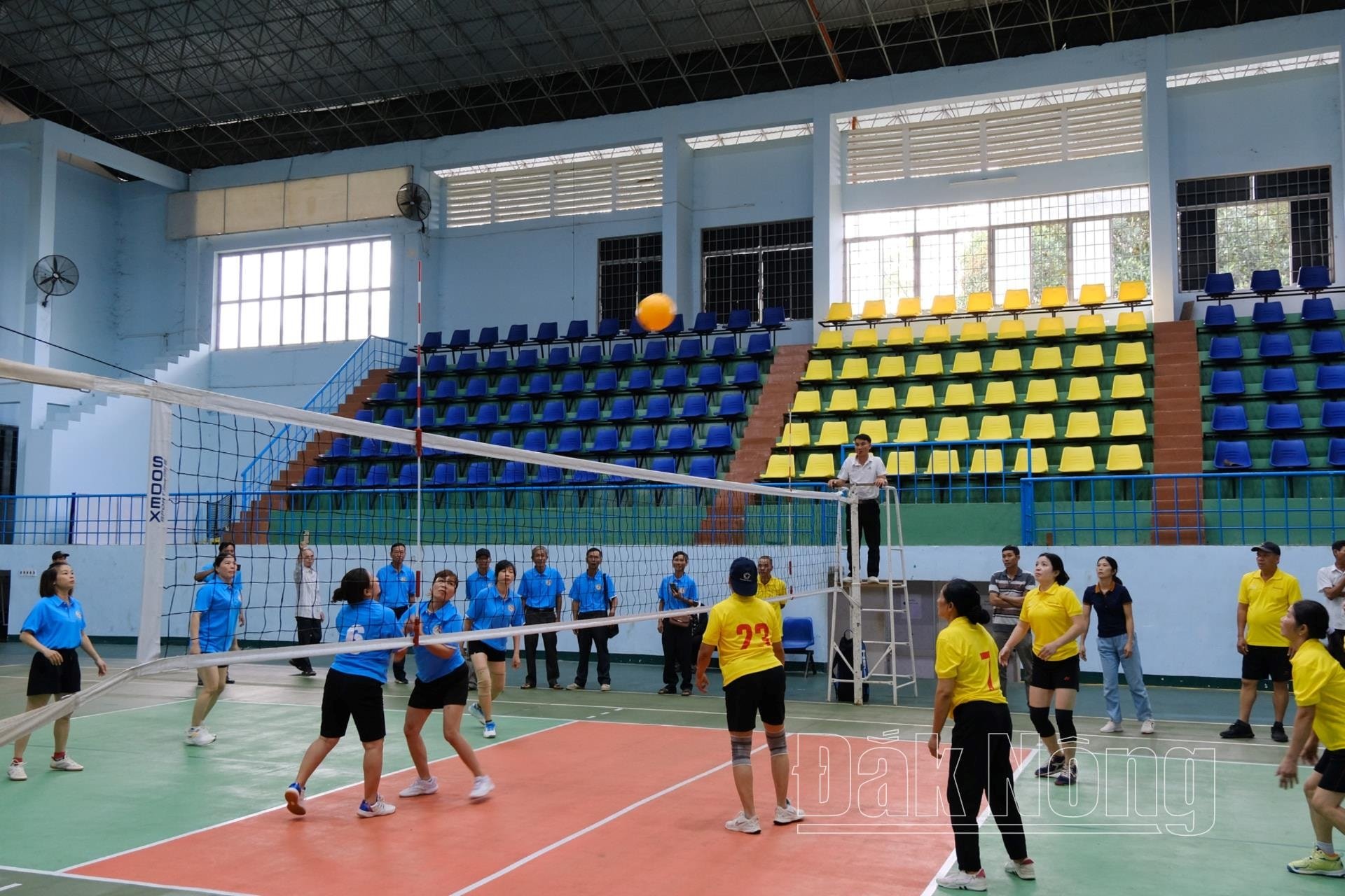 Giải đấu nhằm đánh giá phong trào bóng chuyền hơi của tỉnh Đắk Nông trong thời gian qua và định hướng phát triển cho những năm tiếp theo