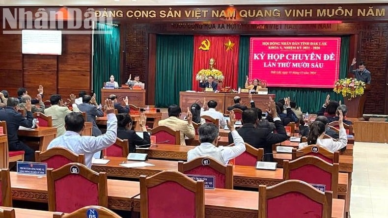 Kỳ họp chuyên đề lần thứ 16, Hội đồng nhân dân tỉnh Đắk Lắk khóa X, nhiệm kỳ 2021-2026 ảnh 1