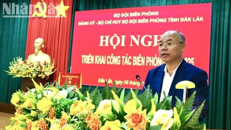 Bộ đội Biên phòng tỉnh Đắk Lắk triển khai nhiệm vụ công tác biên phòng năm 2025 ảnh 2