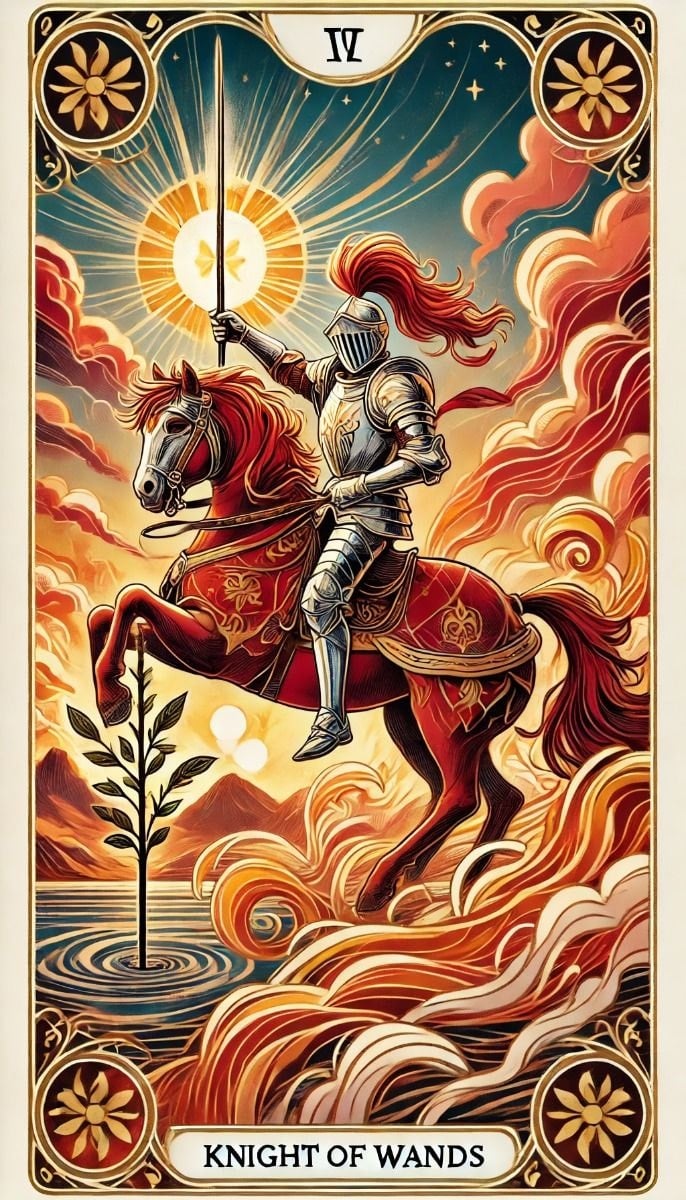 Knight of Wands Meaning: Upright & Reversed Tarot Meanings