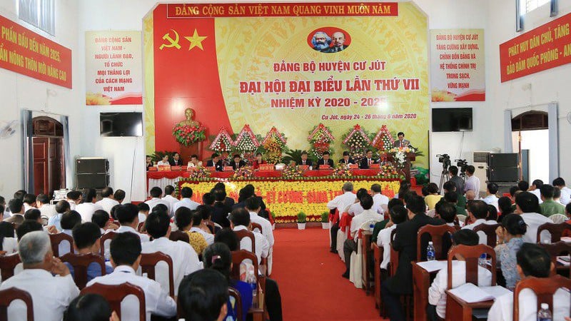 Đại hội đại biểu Đảng bộ huyện Cư Jút lần thứ VII, nhiệm kỳ 2020-2025.