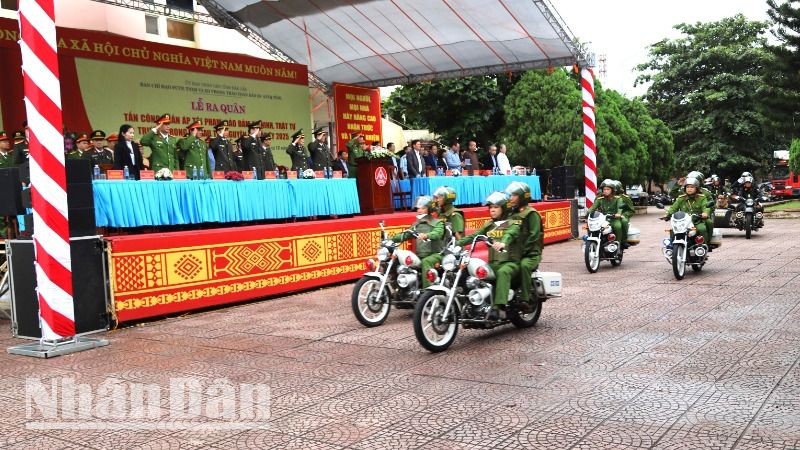 Công an tỉnh Đắk Lắk ra quân trấn áp tội phạm, bảo đảm an ninh trật tự trước, trong và sau Tết Nguyên đán Ất Tỵ 2025.