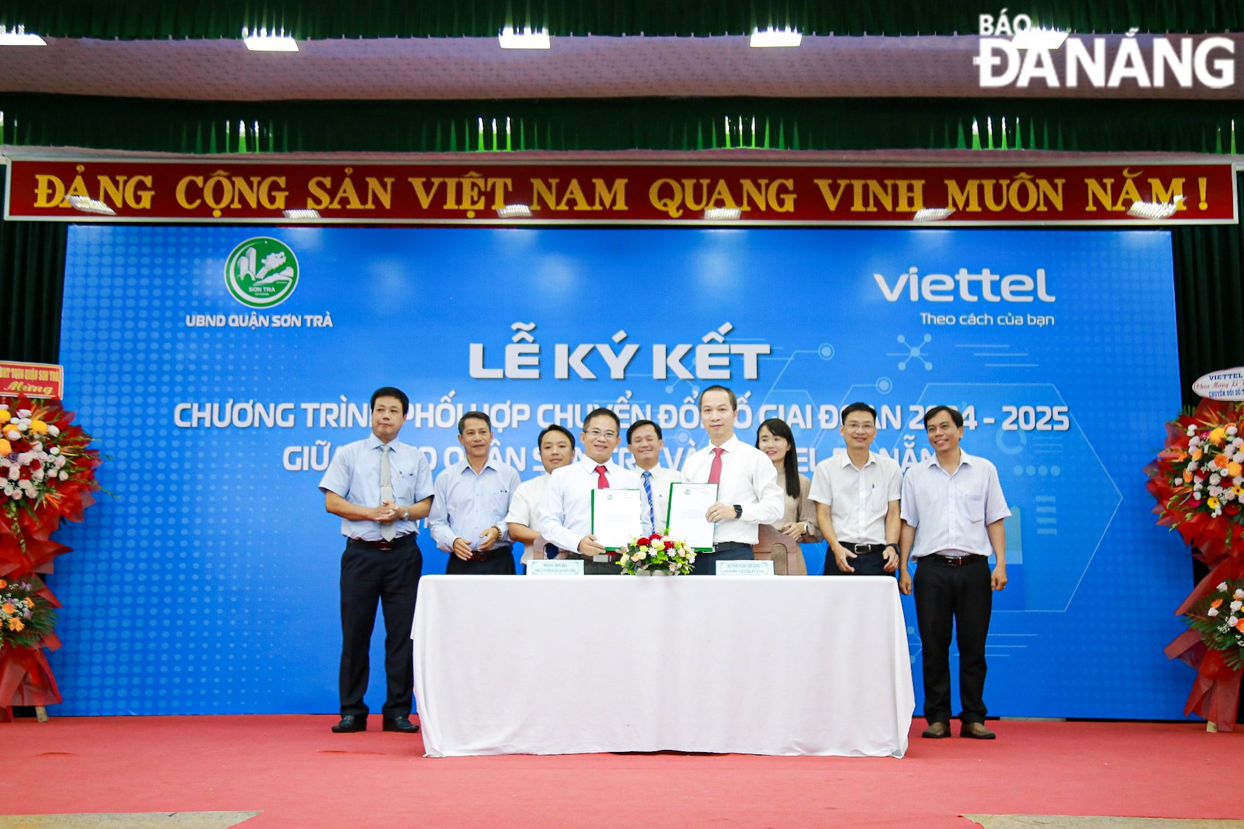 Quận Sơn Trà là địa phương tiếp theo của thành phố Đà Nẵng phối hợp với Viettel Đà Nẵng trong công tác chuyển đổi số.