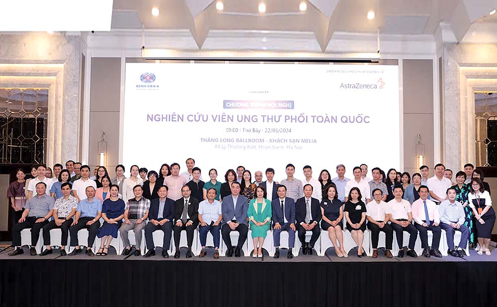 Hội nghị Nghiên cứu ung thư phổi toàn quốc do Bệnh viện K và AstraZeneca phối hợp tổ chức vào tháng 6/2024