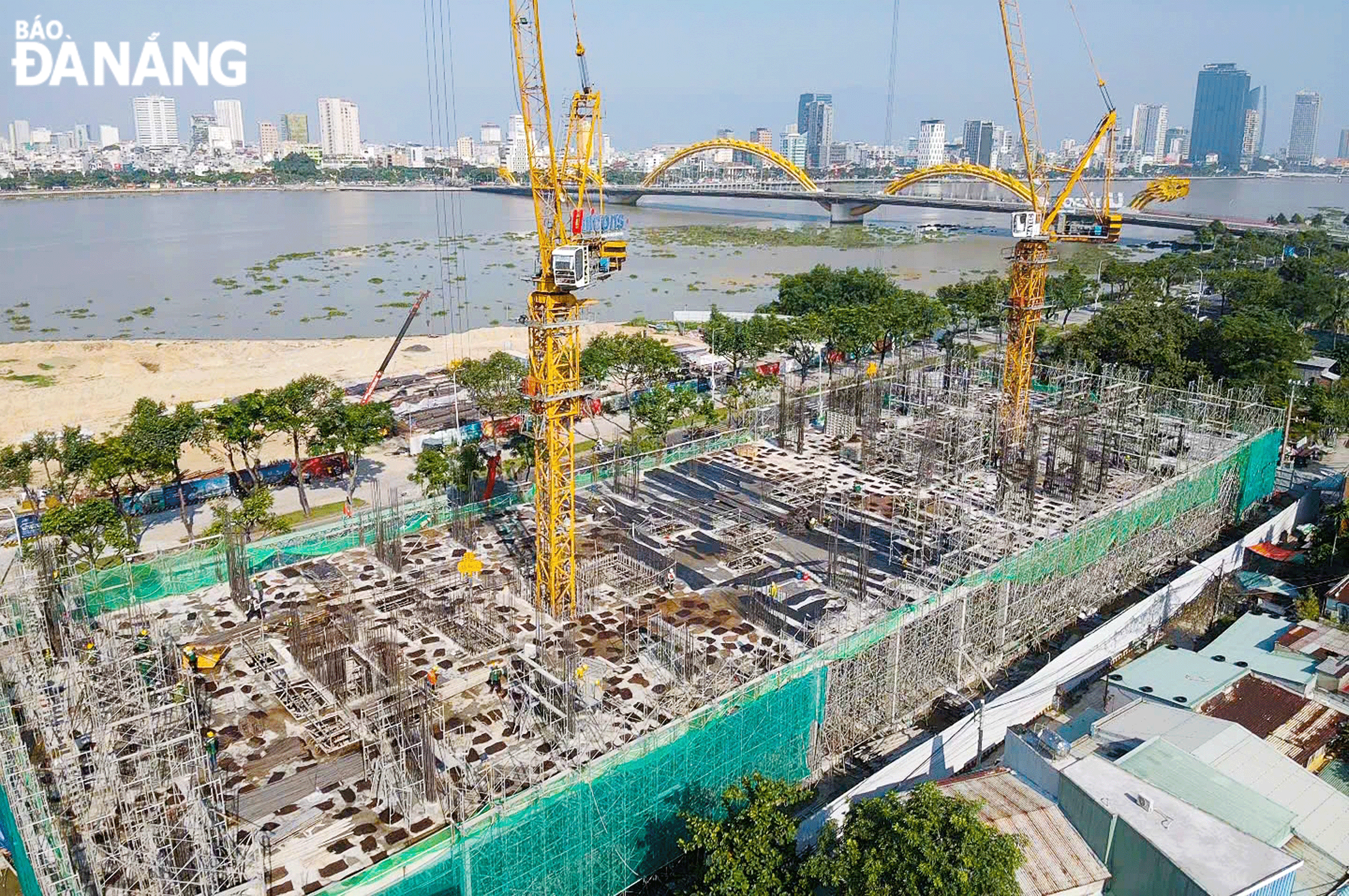 Dự án The Ponte do Công ty CP Thương mại du lịch và đầu tư Cù Lao Chàm làm chủ đầu tư. Ảnh: H.H