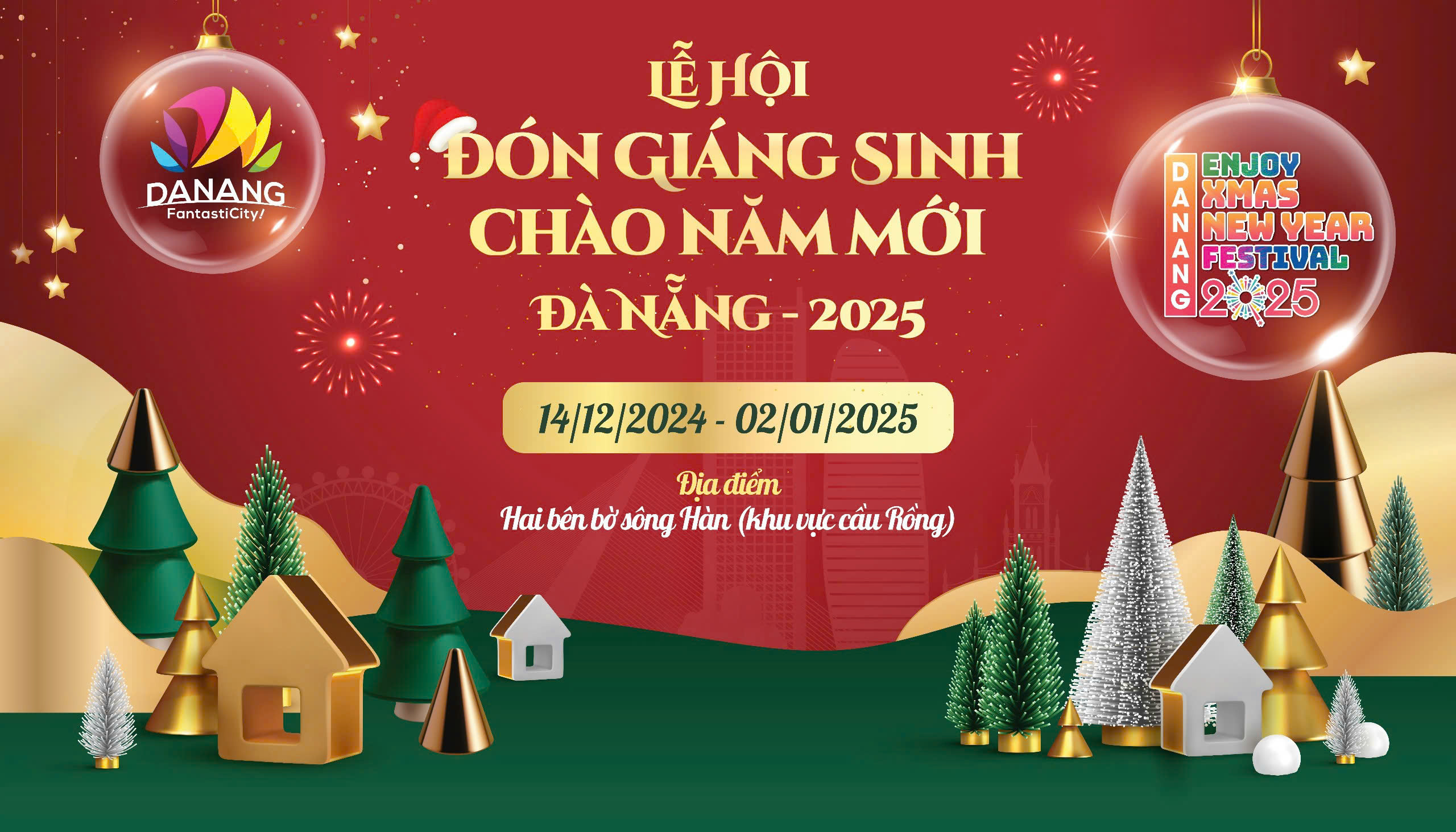 Không gian check in Đón Giáng sinh – Chào năm mới 2025 sẽ là nơi người dân và du khách lưu lại kỷ niệm khó quên.