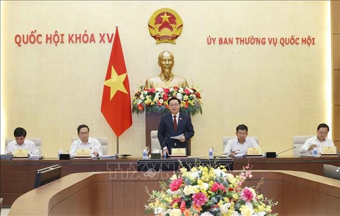 ประธานสภานิติบัญญัติแห่งชาติ Vuong Dinh Hue เป็นประธานการประชุมเตรียมการสำหรับการประชุมระดับโลกของสมาชิกรัฐสภารุ่นเยาว์ครั้งที่ 9