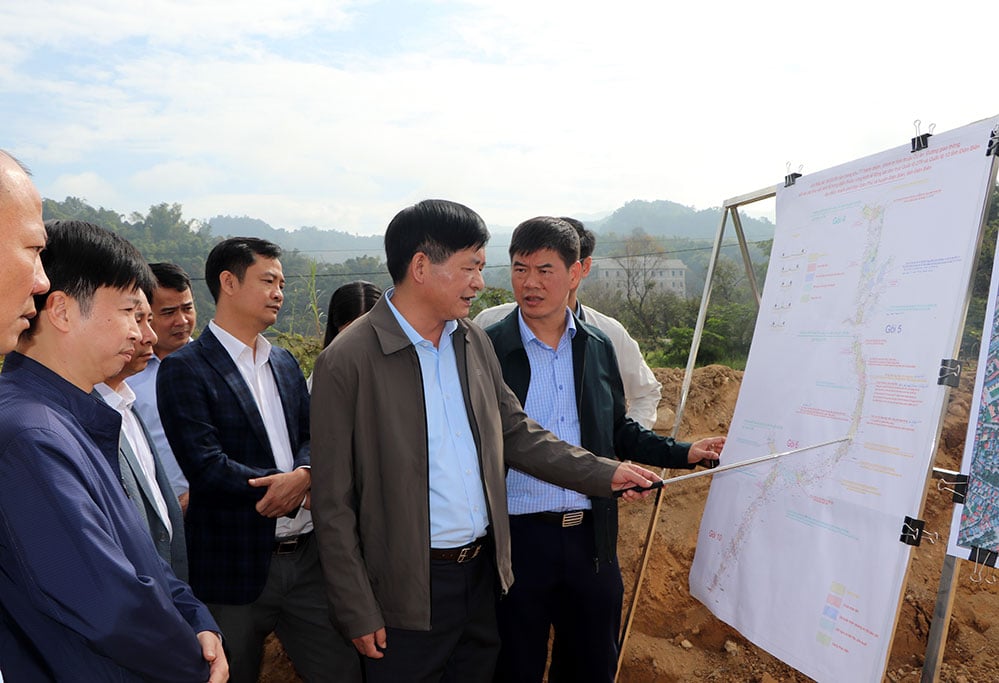 El presidente del Comité Popular Provincial, Le Thanh Do, inspeccionó varios proyectos clave.