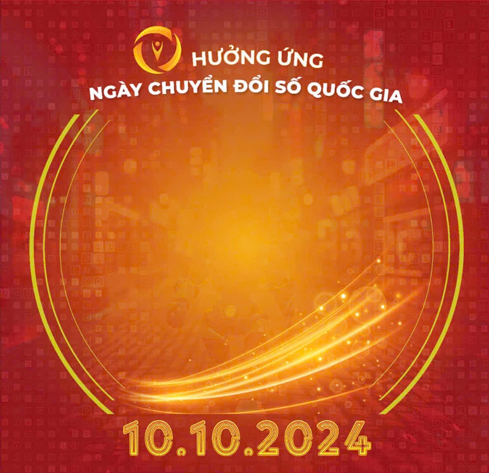 Hưởng ứng Ngày Chuyển đổi số quốc gia, Bộ Thông tin và truyền thông đã thiết kế mẫu khung hình nhận diện (avatar frame) để người dùng các nền tảng mạng xã hội thực hiện thay ảnh hưởng ứng.