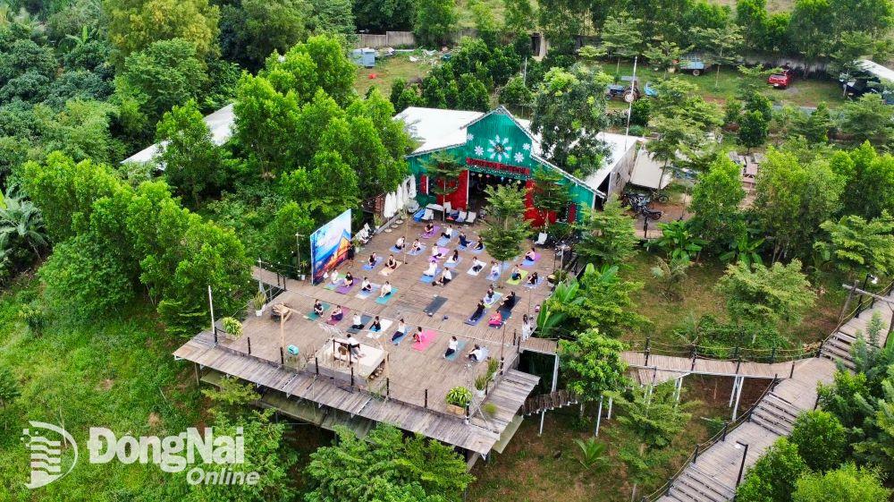 Nhiều đoàn khách lựa chọn Panorama Glamping như một điểm đến lý tưởng cho hoạt động teambuilding. Ảnh Panorama