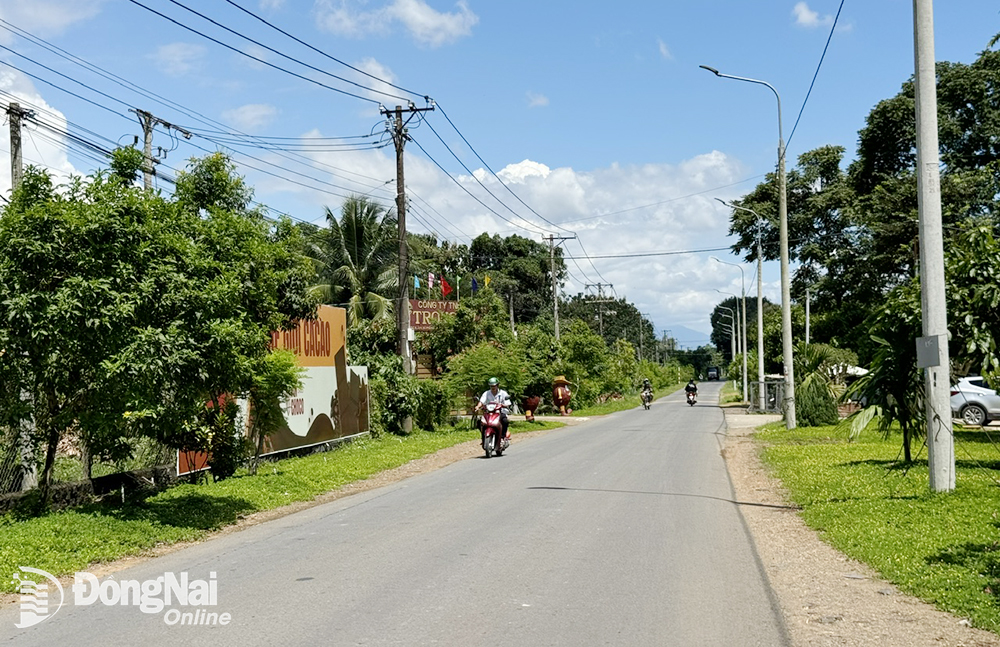 Huyện miền núi Định Quán được đầu tư bài bản về hạ tầng nông thôn. Ảnh: B.Nguyên