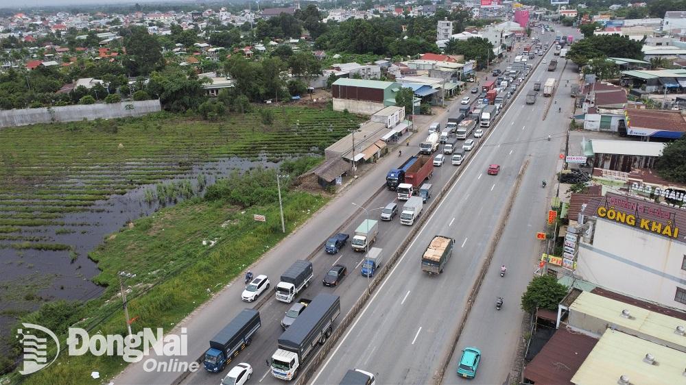 Quốc lộ 51 là tuyến giao thông kết nối huyết mạch của Vùng Đông Nam Bộ. Ảnh: tư liệu