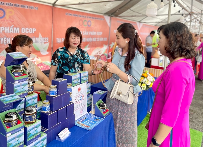 Hàng năm, tỉnh Gia Lai và Ratanakiri đều có các chương trình xúc tiến thương mại để mở ra cơ hội giao thương cho doanh nghiệp 2 tỉnh. Ảnh: V.T