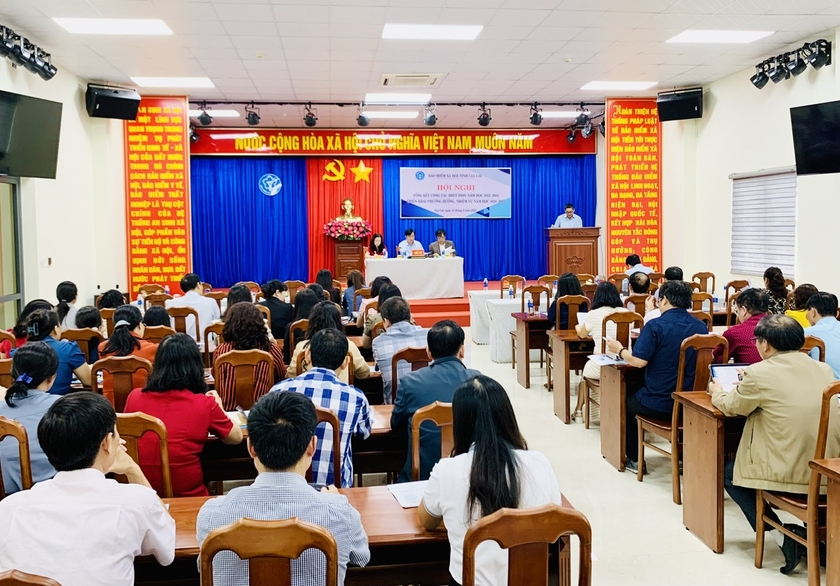 Quang cảnh Hội nghị tổng kết công tác BHYT học sinh, sinh viên năm học 2023-2024, phương hướng nhiệm vụ năm học 2024-2025 trên địa bàn TP. Pleiku. Ảnh: Như Nguyện