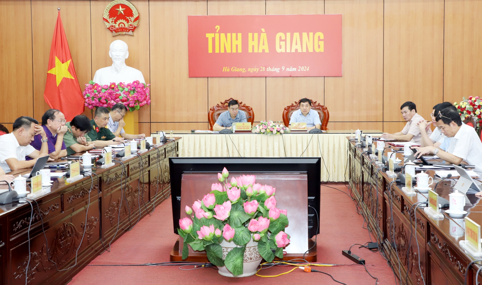 Toàn cảnh dự hội nghị ở Hà Giang