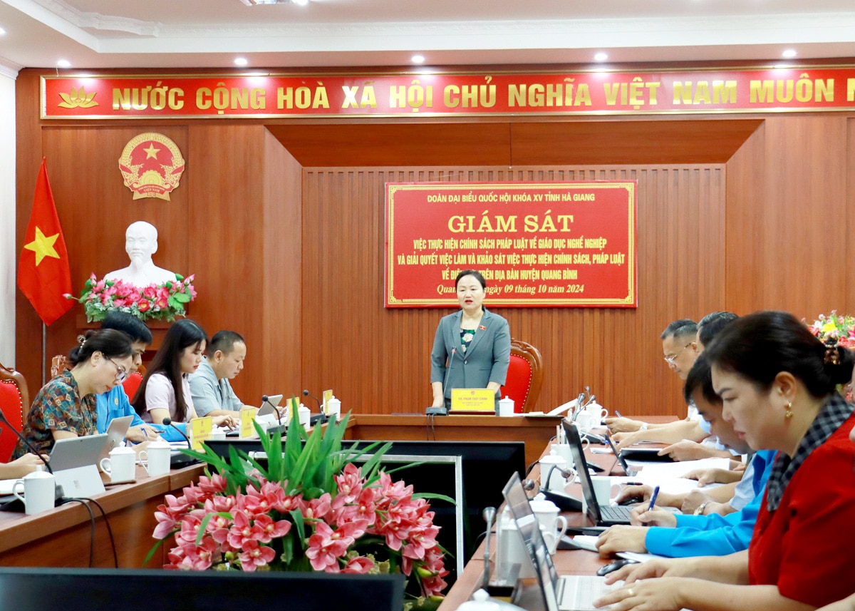 Quang cảnh buổi giám sát.