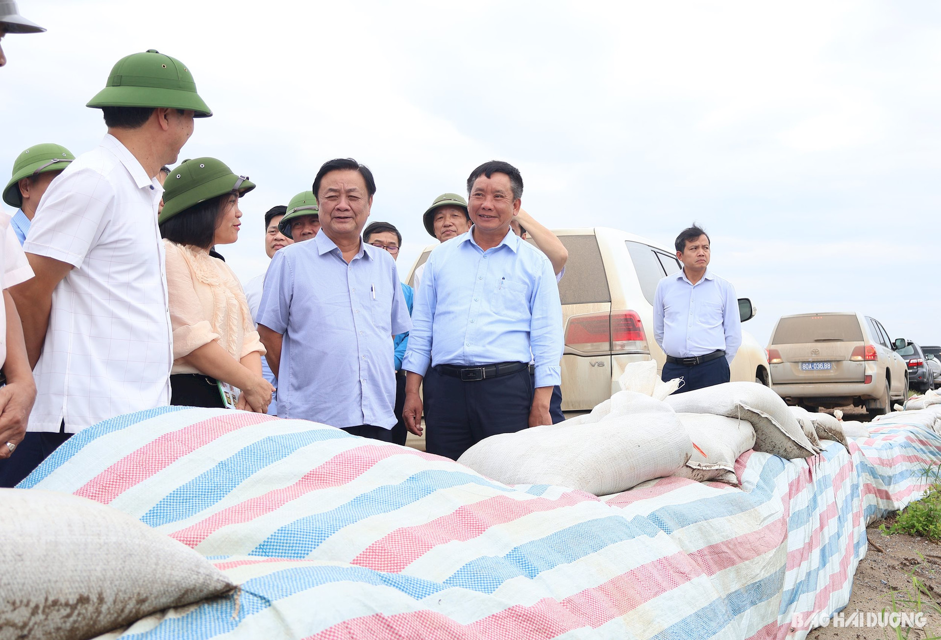 Tuyến đê tả sông Thái Bình, đoạn qua địa phận xã Thanh Hồng (Thanh Hà) là khu vực xảy ra nhiều sự cố đê điều nhất tỉnh