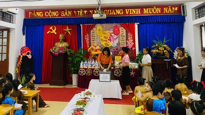 Trung thu chia sẻ yêu thương việc làm ý nghĩa cho trẻ mầm non ảnh 4