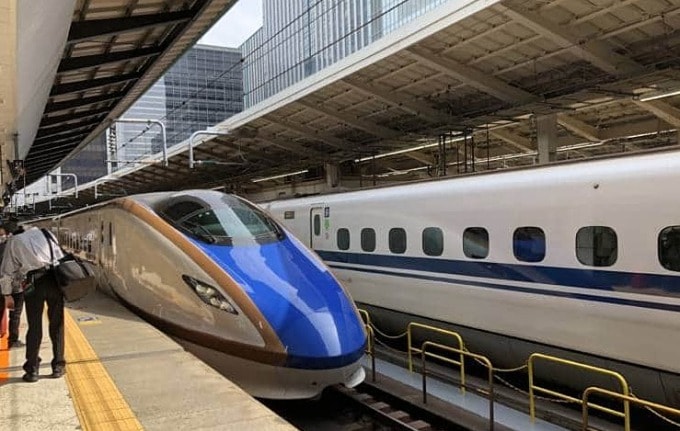 Tàu Shinkansen tại Nhật Bản. Ảnh: Tokyo cheapo