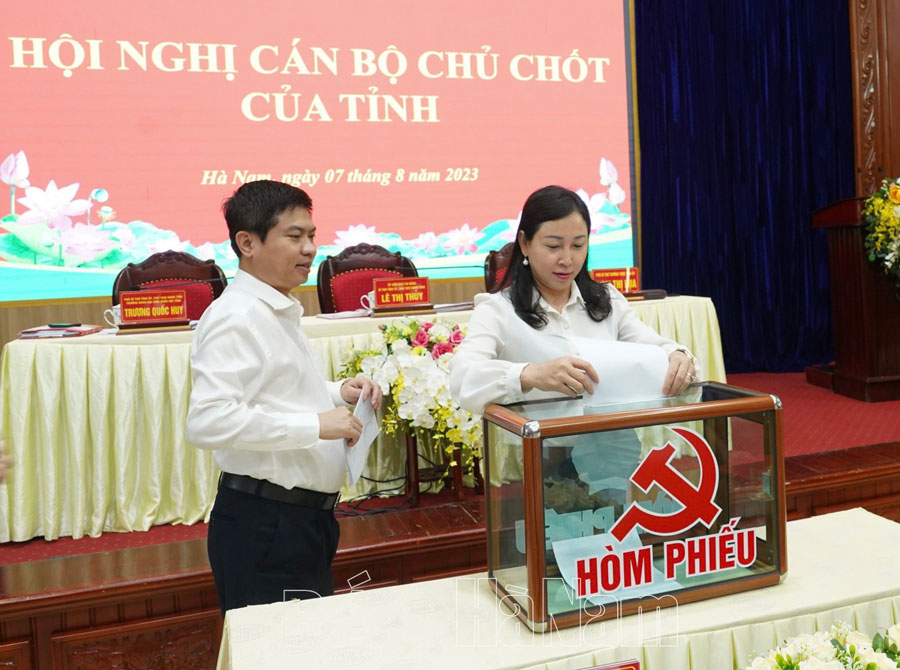 Tỉnh ủy thực hiện quy trình giới thiệu nhân sự quy hoạch Ban Chấp hành Trung ương Đảng khoá XIV