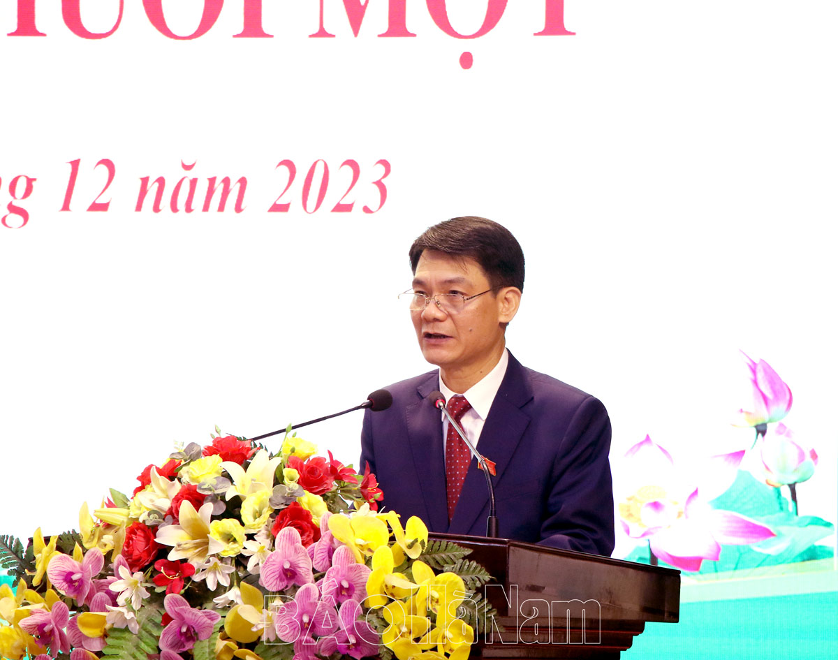 Khai mạc kỳ họp thứ 11 HĐND thành phố Phủ Lý khóa XIX nhiệm 20212026 Lấy phiếu tín nhiệm các chức danh do HĐND thành phố bầu đối với 22 đại biểu