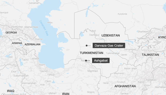 Cổng địa ngục luôn rực lửa hút khách ở Turkmenistan