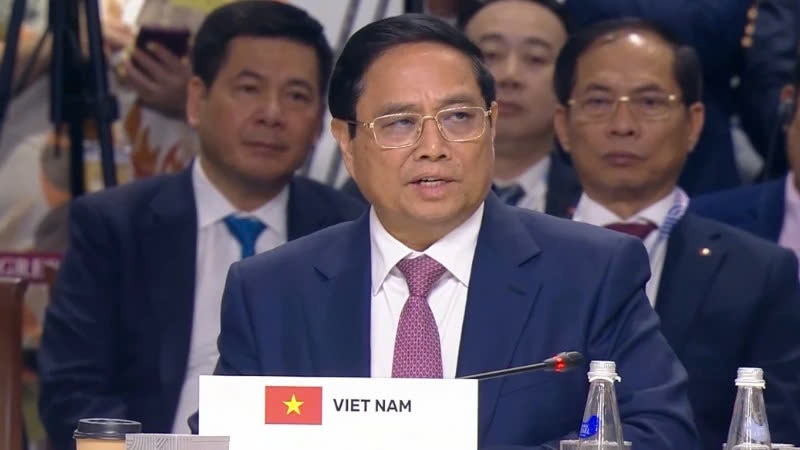 Thủ tướng Phạm Minh Chính phát biểu tại Phiên toàn thể Hội nghị các Nhà lãnh đạo BRICS mở rộng năm 2024