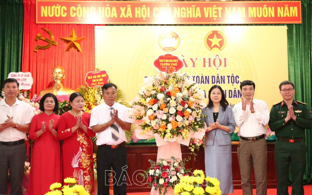 Tổ dân phố Bảo Lộc 1 phường Thanh Châu tổ chức Ngày hội Đại đoàn kết toàn dân tộc