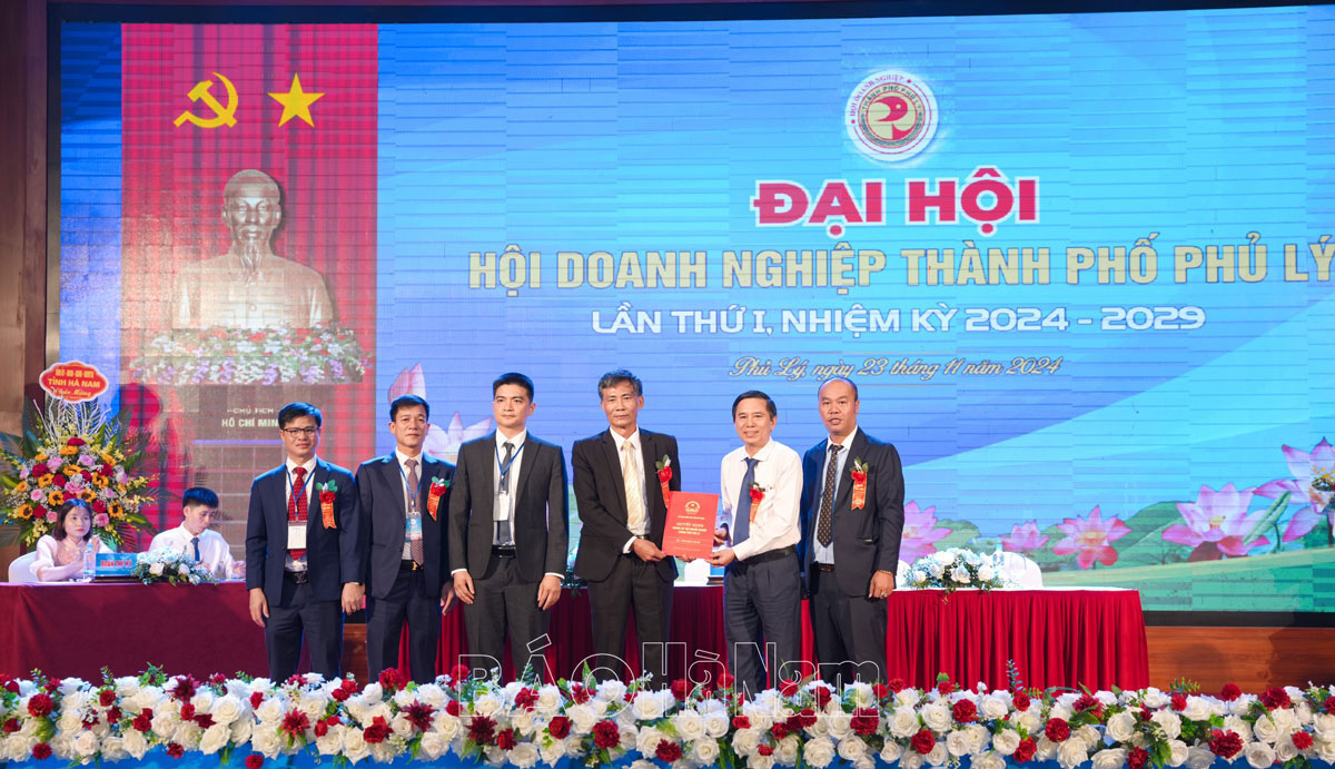 Đại hội Hội Doanh nghiệp thành phố Phủ Lý lần thứ I nhiệm kỳ 2024  2029