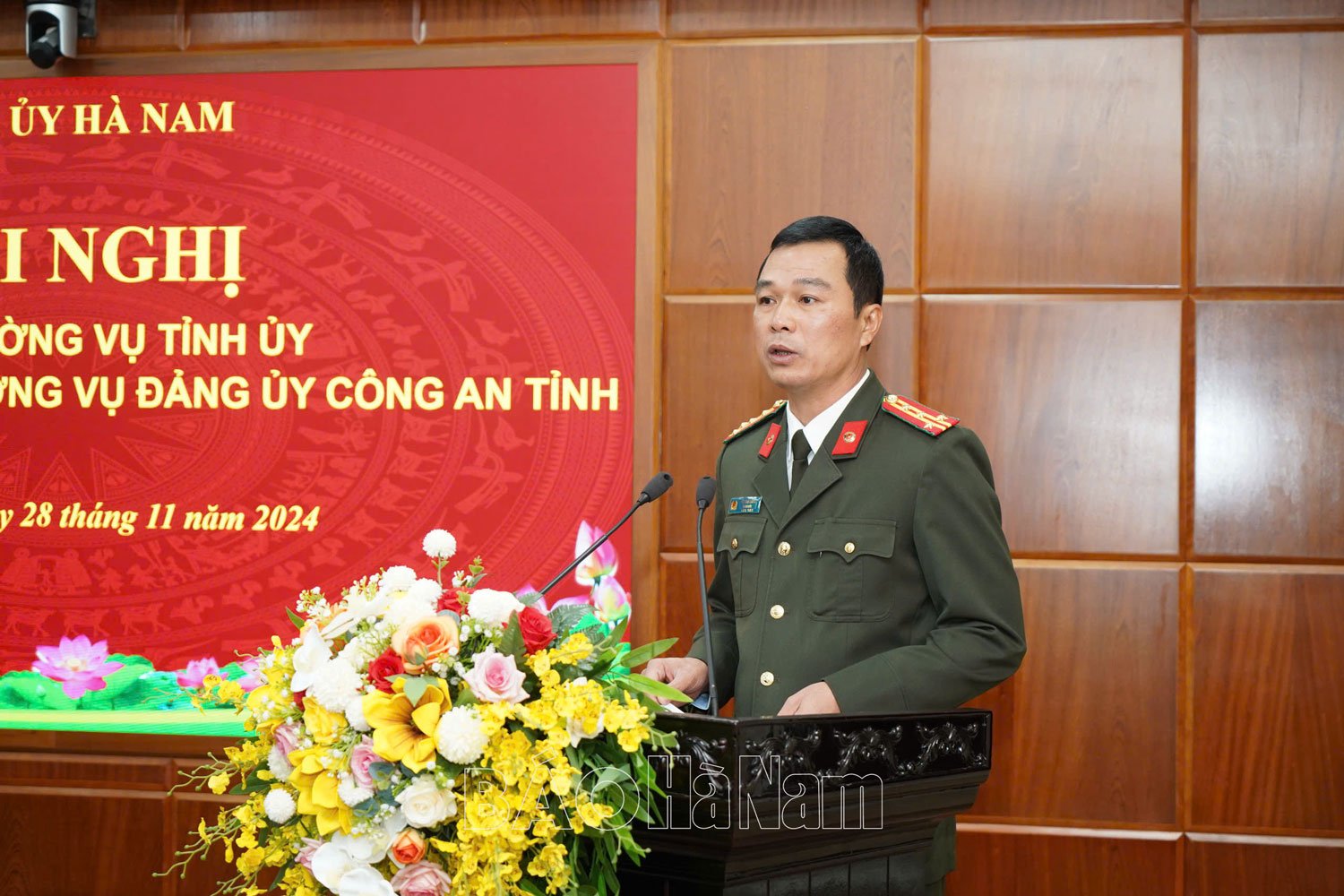 Ban Thường vụ Tỉnh ủy làm việc với Ban Thường vụ Đảng ủy Công an tỉnh