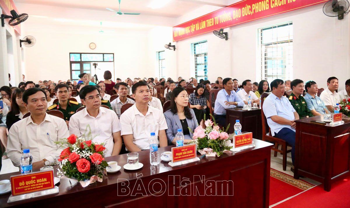 Tổ dân phố Bảo Lộc 1 phường Thanh Châu tổ chức Ngày hội Đại đoàn kết toàn dân tộc