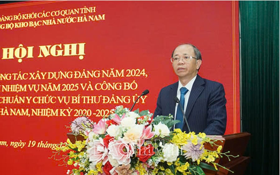 Đảng ủy Kho bạc Nhà nước Hà Nam triển khai nhiệm vụ trọng tâm năm 2025