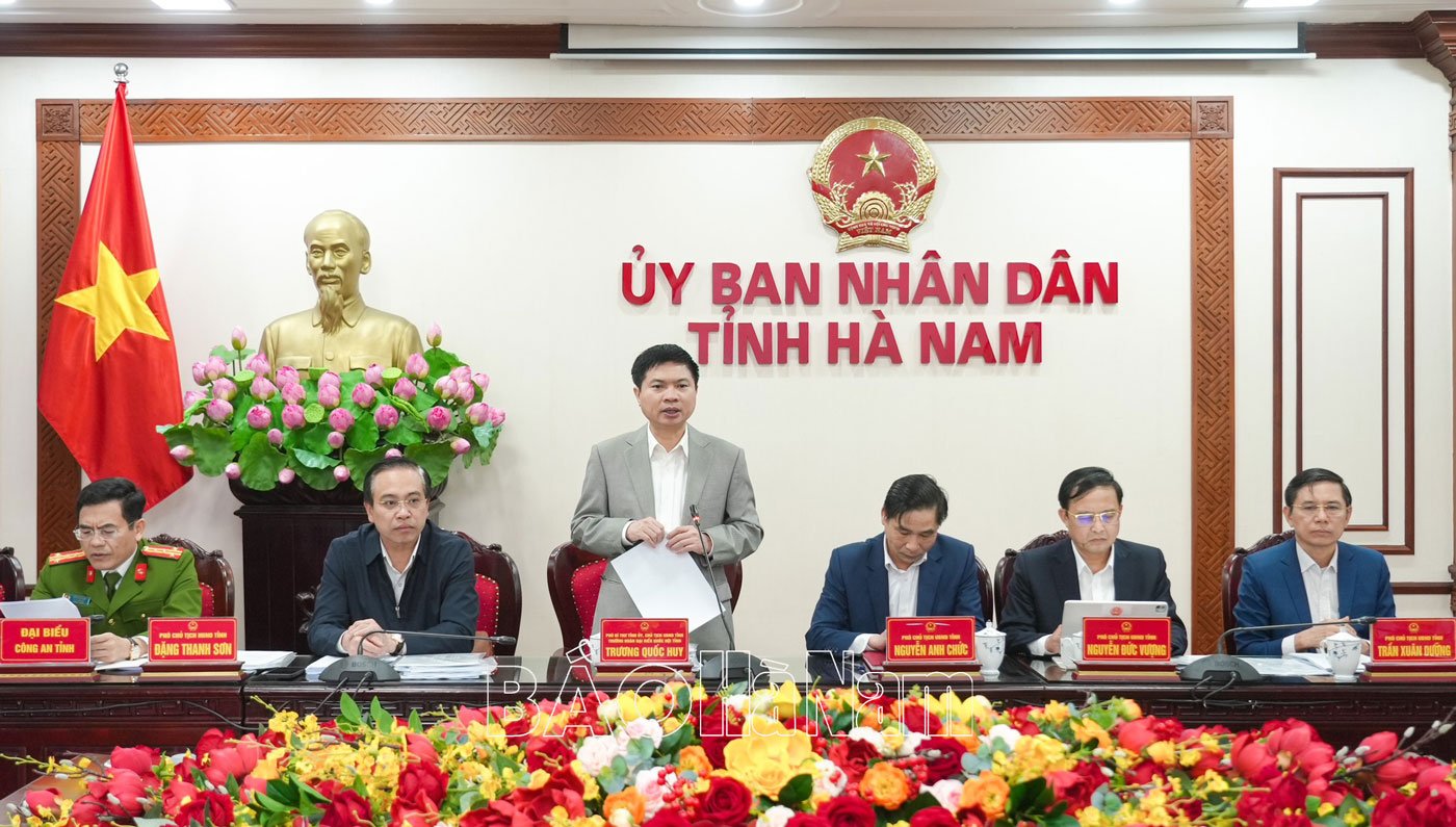 UBND tỉnh thảo luận các nội dung trình Kỳ họp chuyên đề năm 2025 HĐND tỉnh