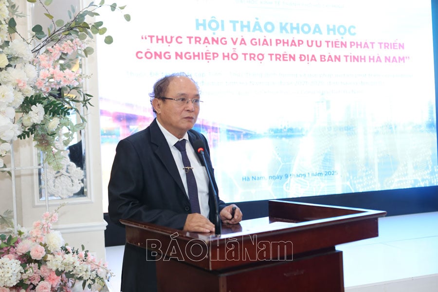 Hội thảo khoa học thực trạng và giải pháp ưu tiên phát triển công nghiệp hỗ trợ 