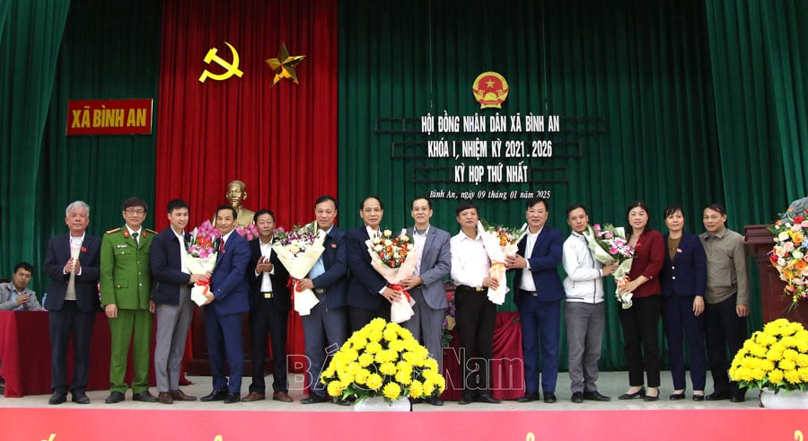 Kỳ họp thứ nhất HĐND xã Bình An khóa I nhiệm kỳ 20212026