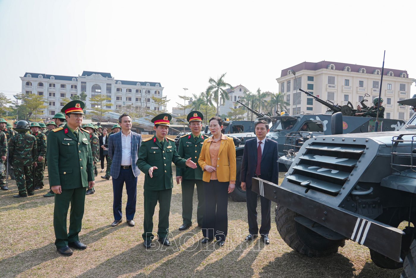 Đồng chí Bí thư Tỉnh ủy Lê Thị Thuỷ thăm chúc Tết các đơn vị trực Tết