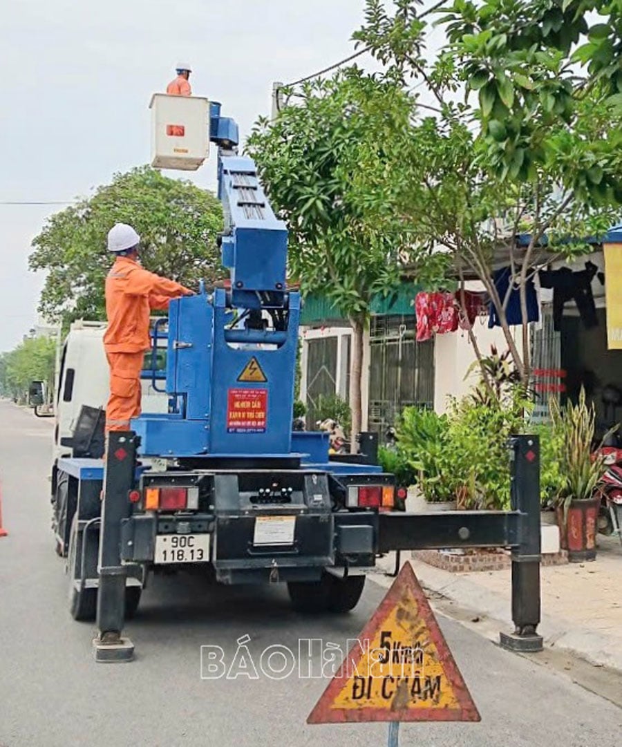 Thành phố Phủ Lý tăng cường các biện pháp giảm tổn thất điện năng